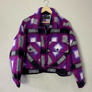 Blank NYC Luck Finder Shacket